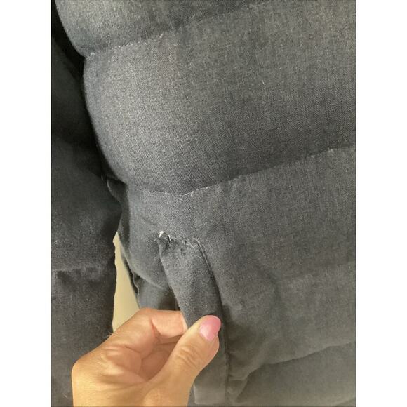 UGG Australia Small Navy Blue Trucker Quilted Puffer Coat Jacket Down Fill Warm - Picture 5 of 14